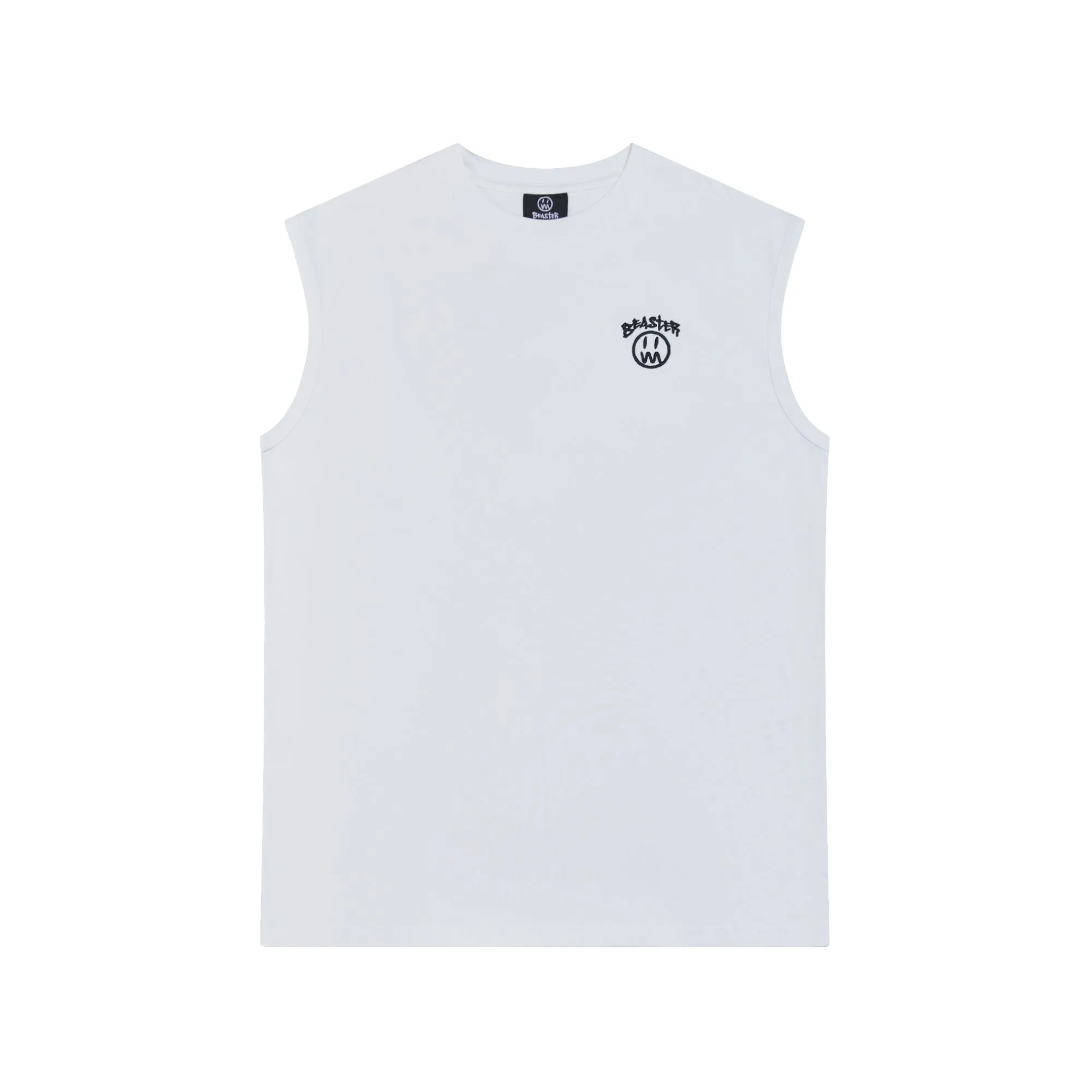 Embroidered Heavyweight Sports Vest Men's Sleeveless T-Shirt