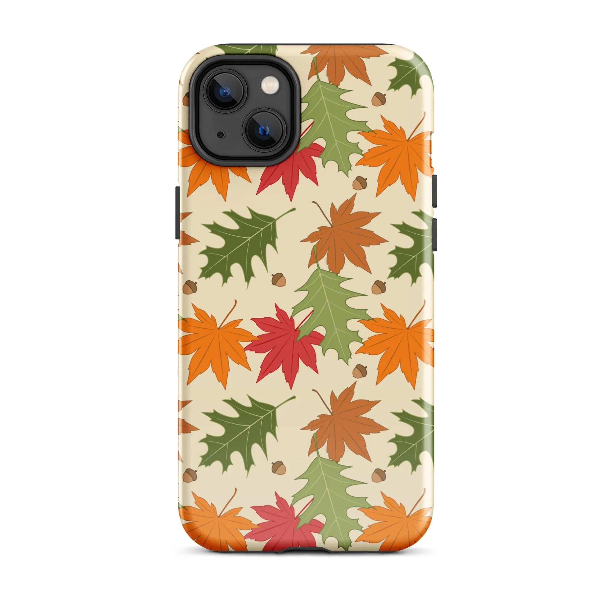 Falling Leaves Autumn Premium iPhone Case