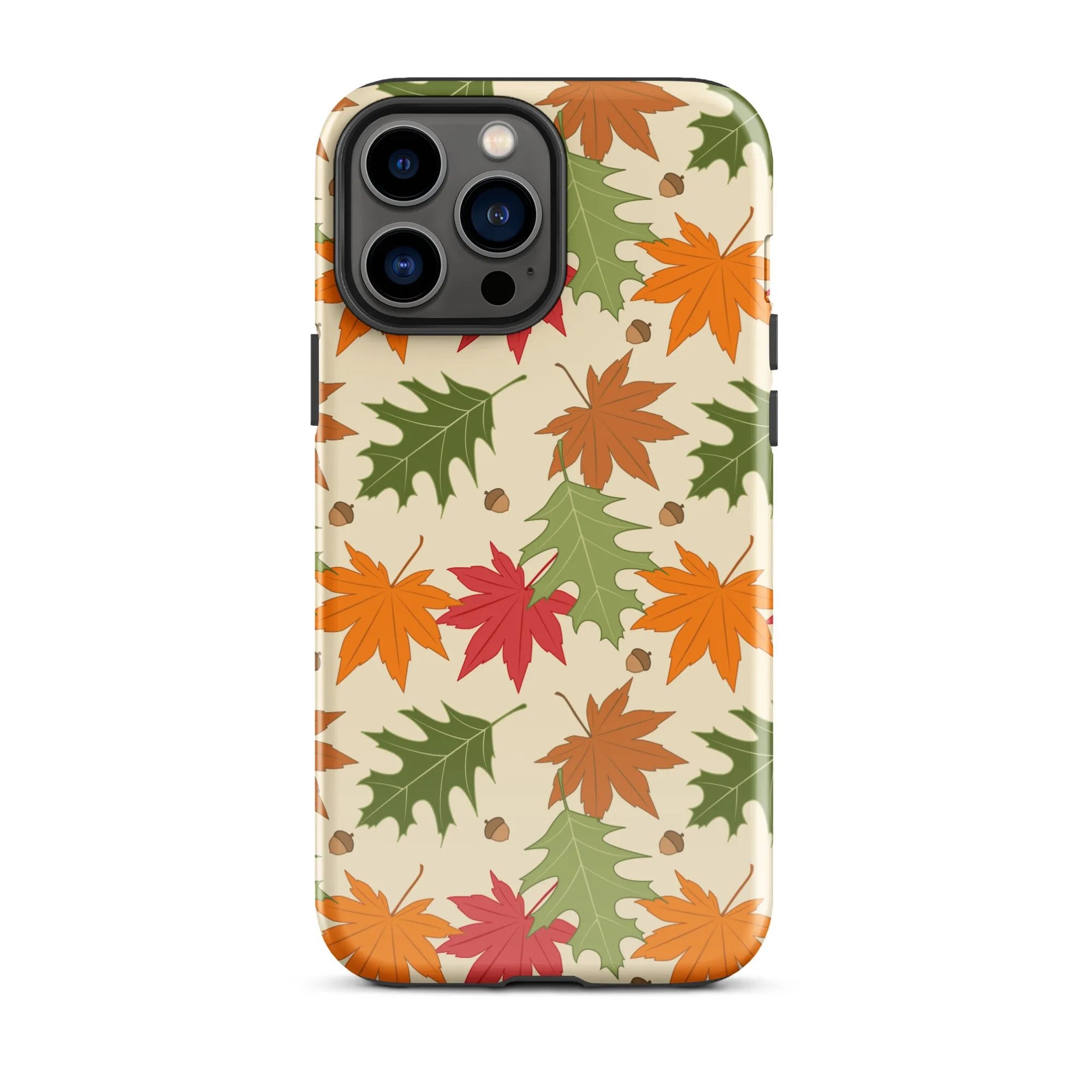 Falling Leaves Autumn Premium iPhone Case