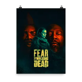 Fear The Walking Dead Season 7B Key Art Premium Satin Poster