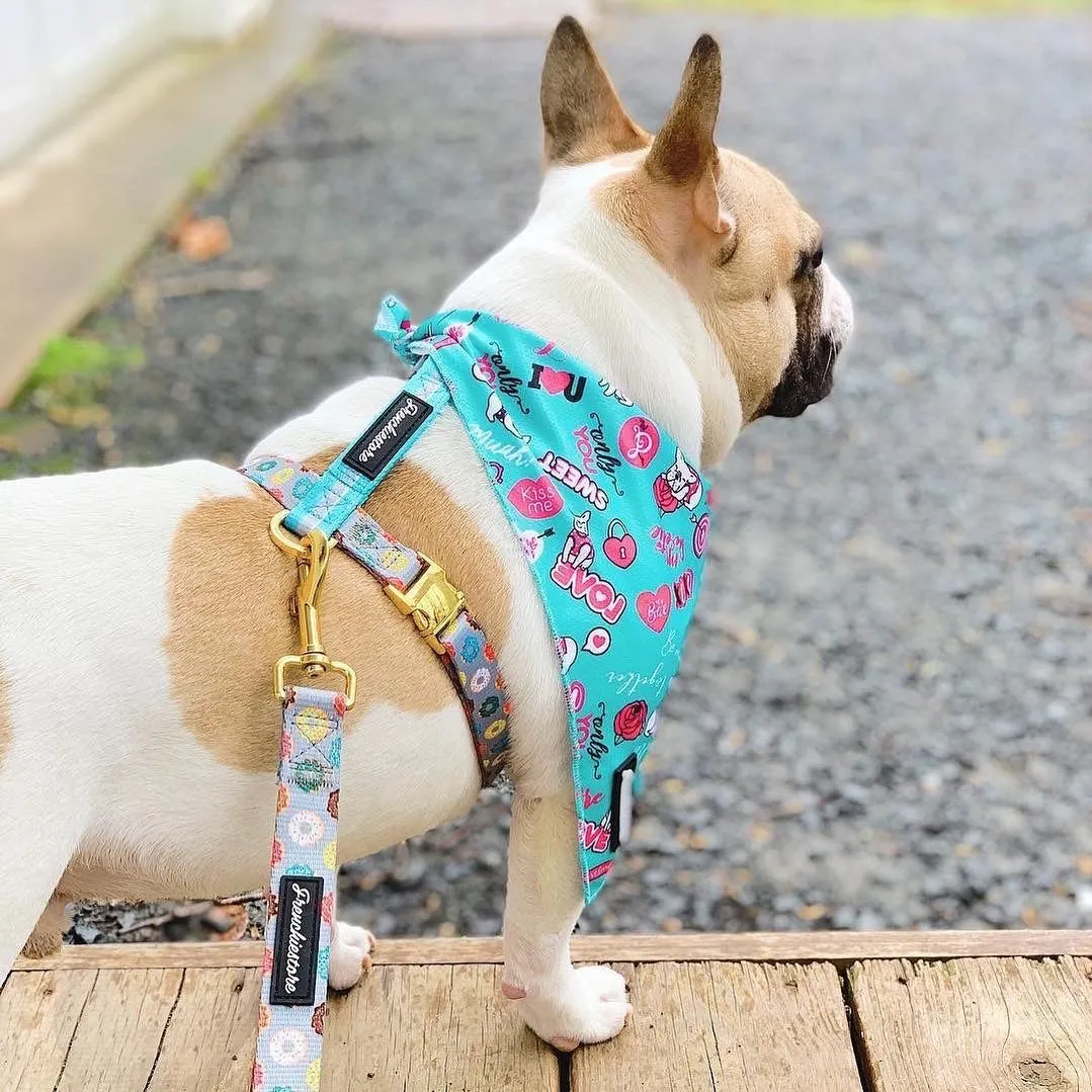 Frenchiestore Dog Cooling Bandana | Frenchie Love