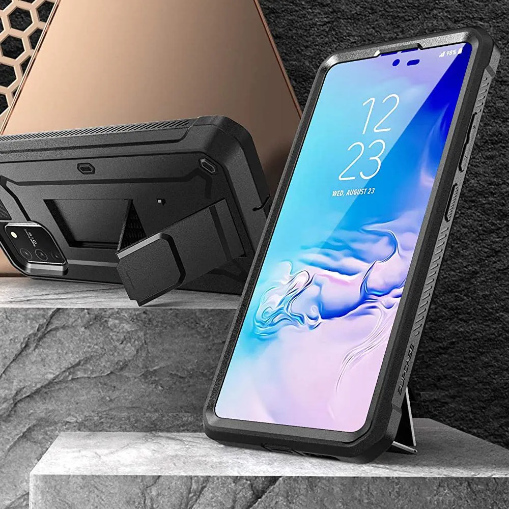 Galaxy S10 Lite Unicorn Beetle Pro Full Body Rugged Holster Case(open box)-Black