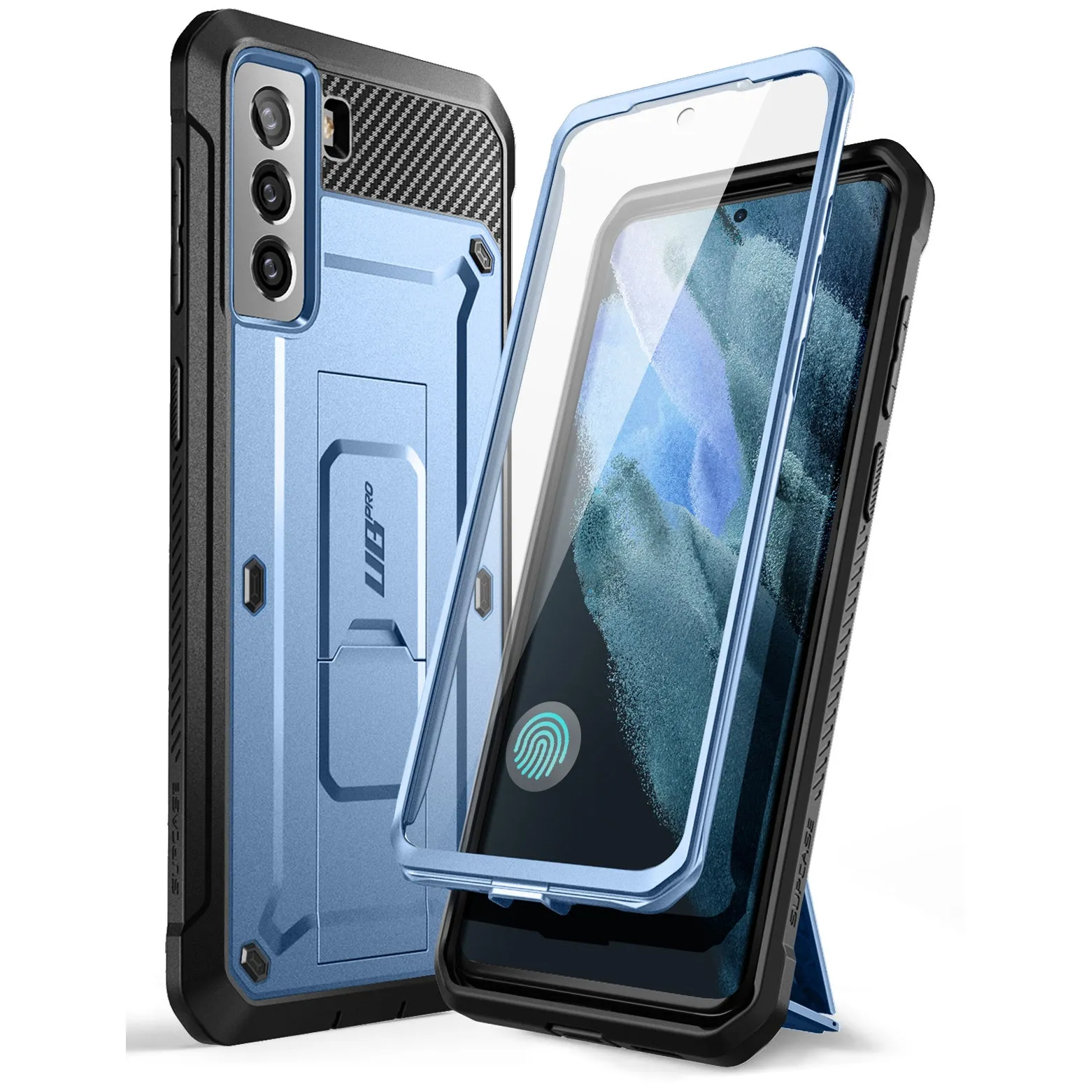 Galaxy S21 FE Unicorn Beetle PRO Rugged Case(open box)-Metallic Blue