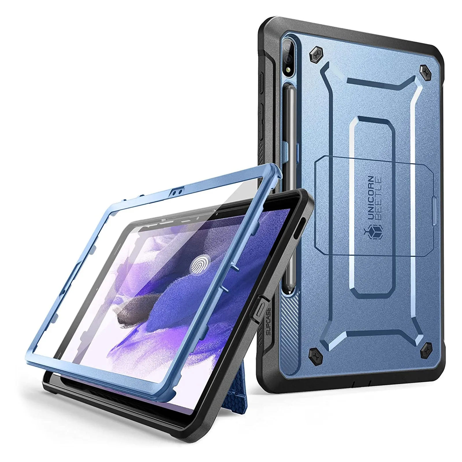 Galaxy Tab S7 FE 12.4 inch (2021) Unicorn Beetle Pro Rugged Case-Metallic Blue