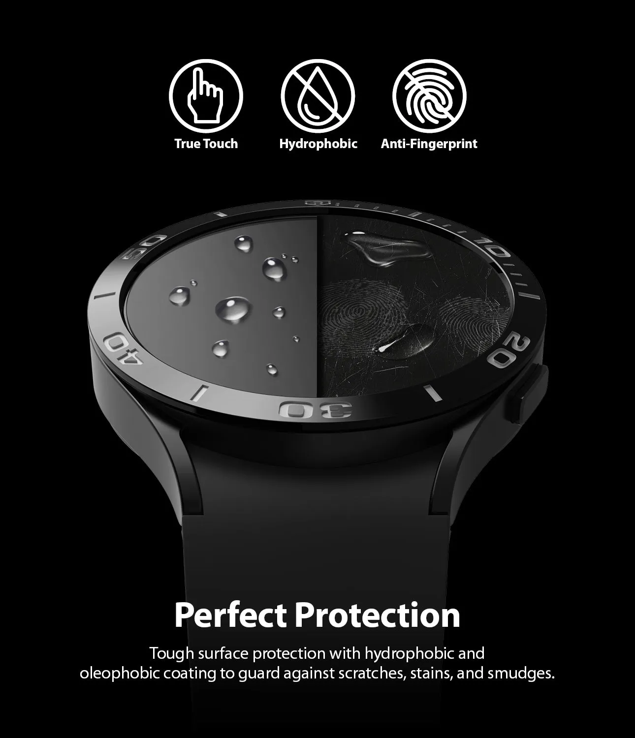 Galaxy Watch 5/4 40mm Screen Protector for Bezel Styling | Glass - R2