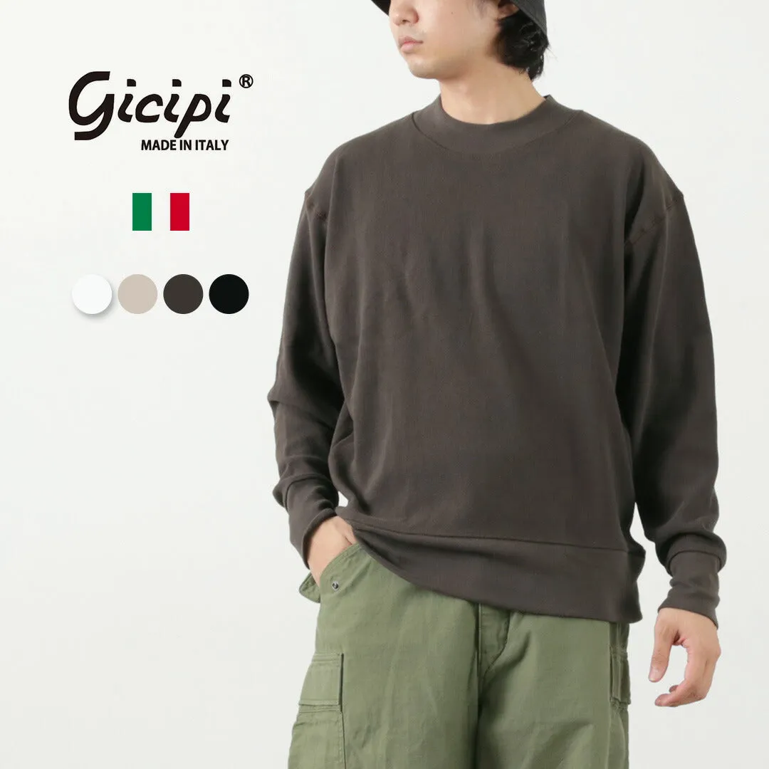 GICIPI / ORSO Crew Neck Ribbed Long Sleeve Milano Rib Knit Sewn