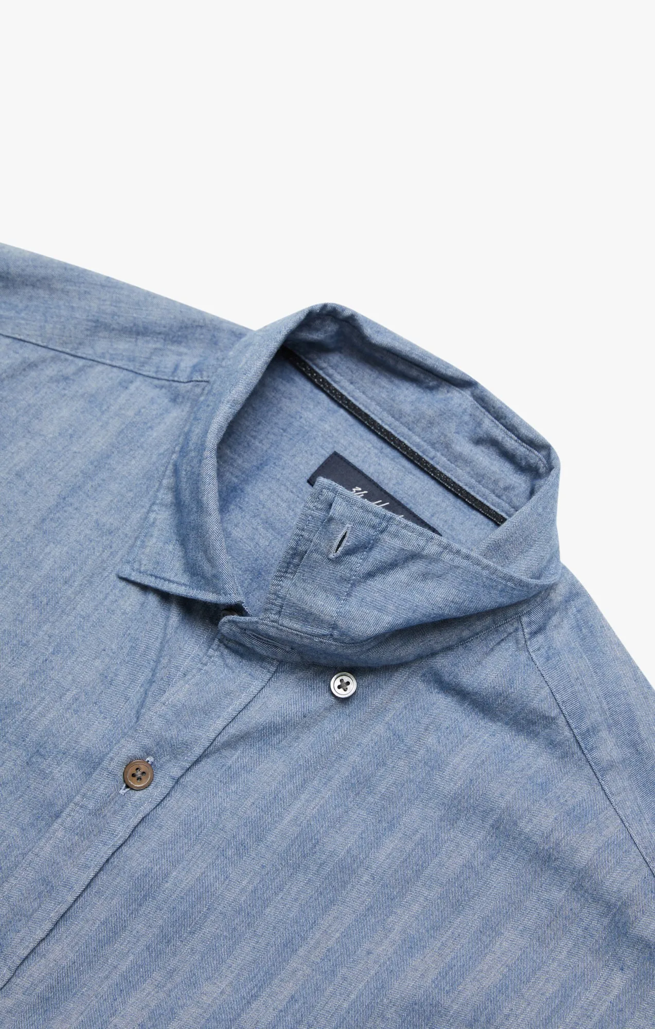 Herringbone Shirt In Blue