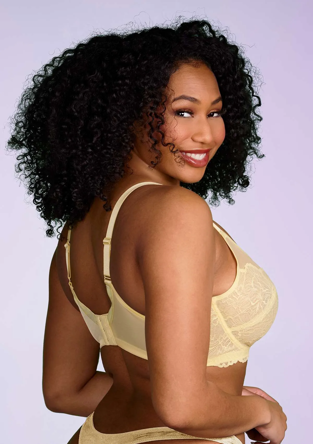 HSIA Blossom Yellow Unlined Lace Bra