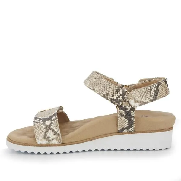 Hustle Sandal Snake Print B&B I Walking Cradles