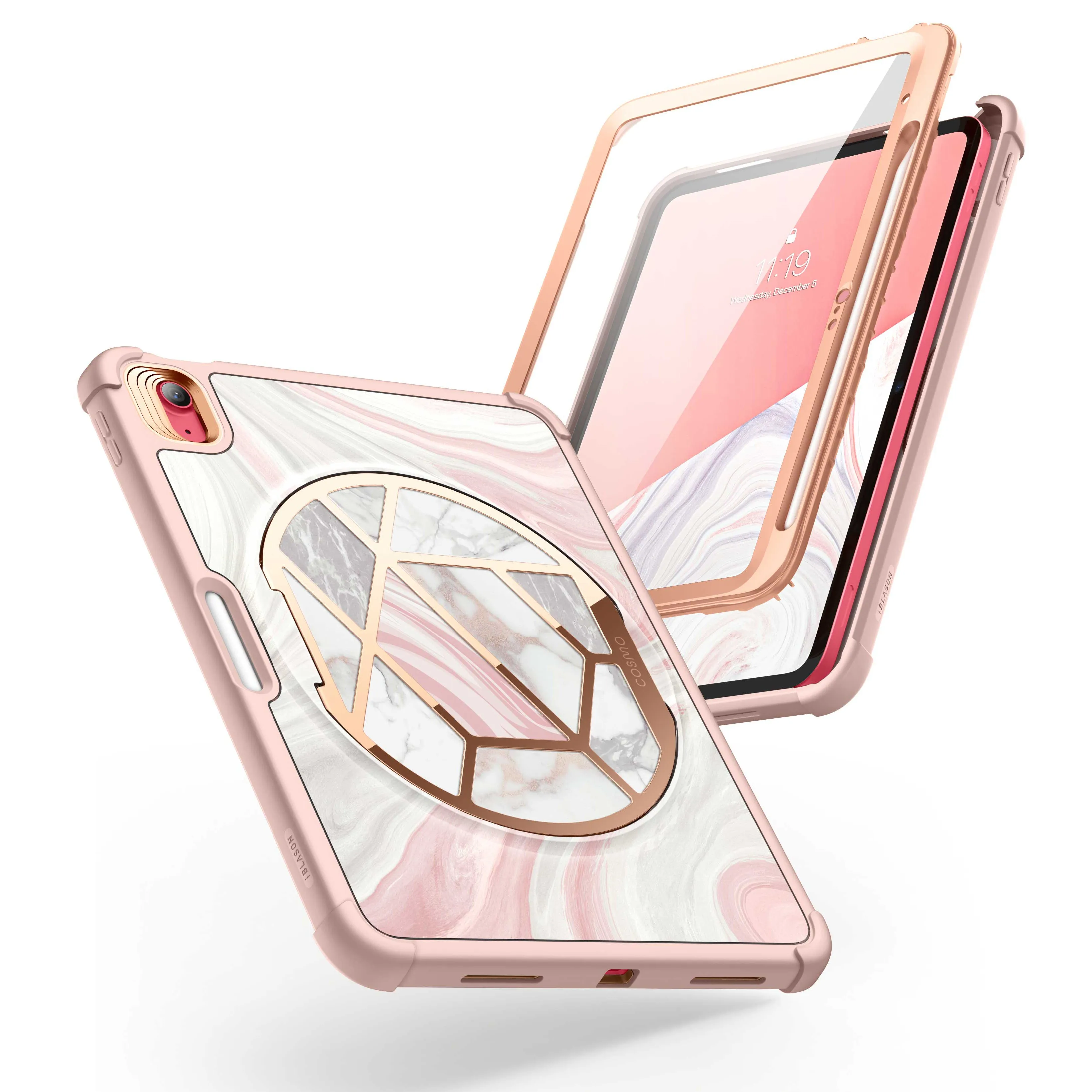 iPad 10.9 inch (2022) Cosmo Case(open box)-Marble Pink