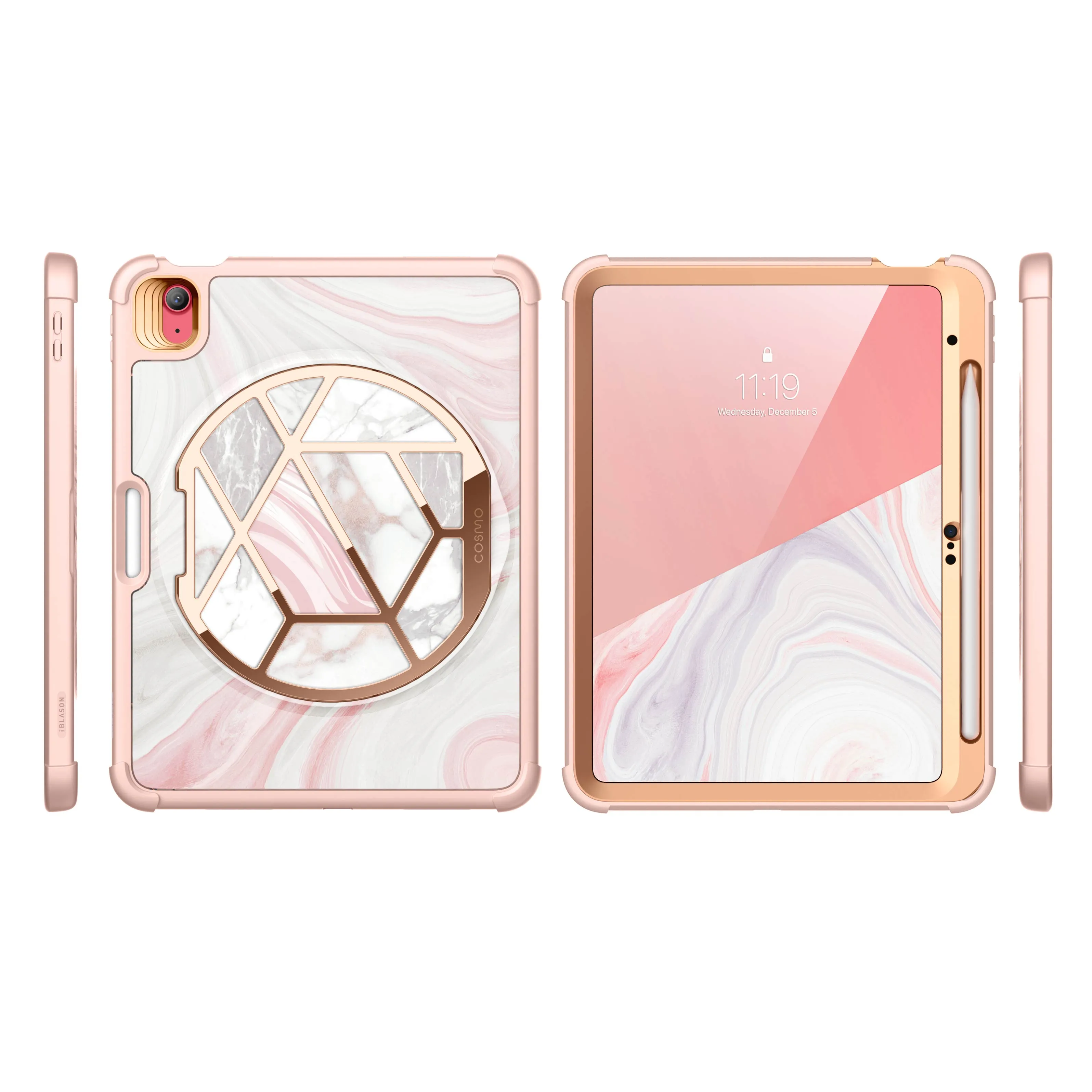 iPad 10.9 inch (2022) Cosmo Case(open box)-Marble Pink