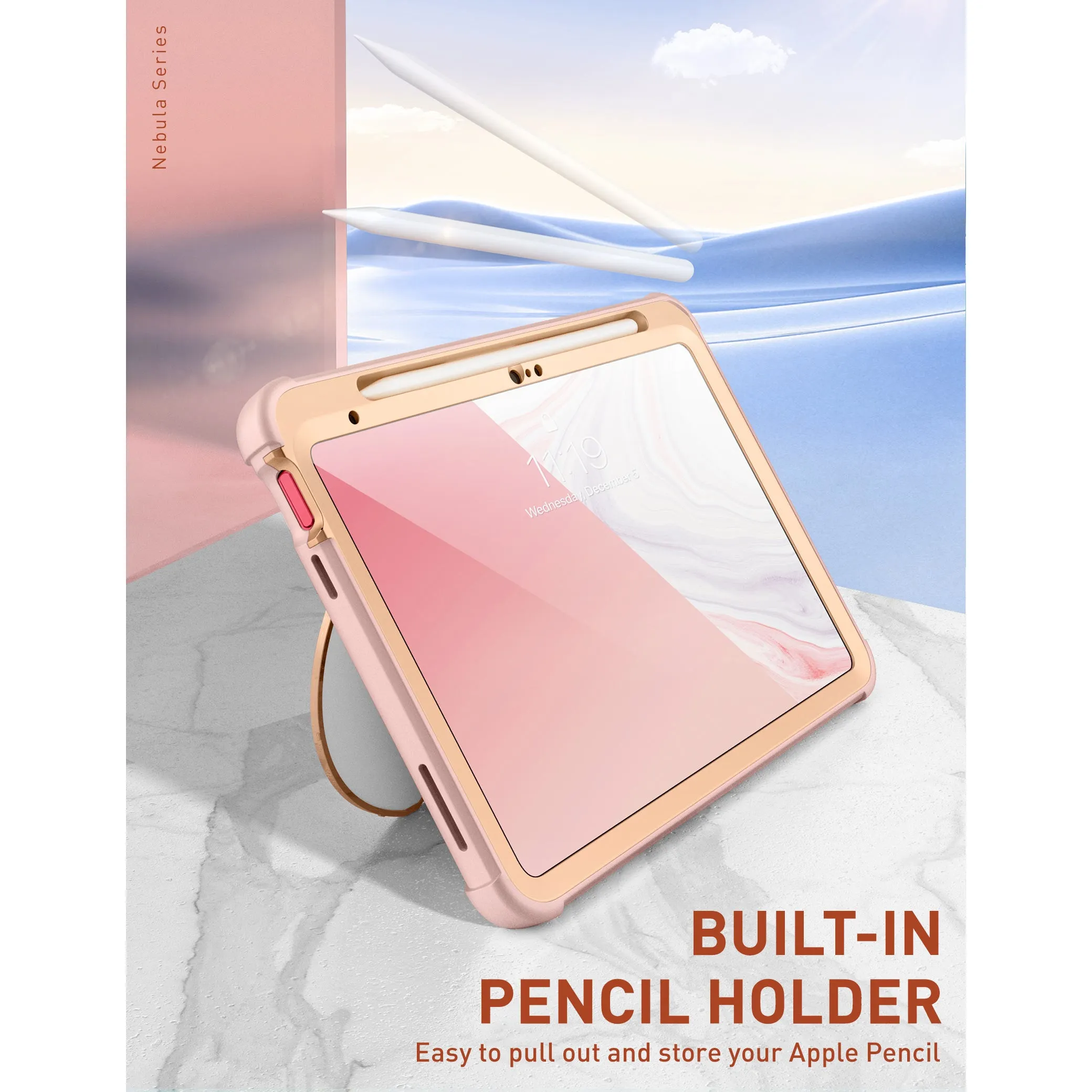 iPad 10.9 inch (2022) Cosmo Case(open box)-Marble Pink