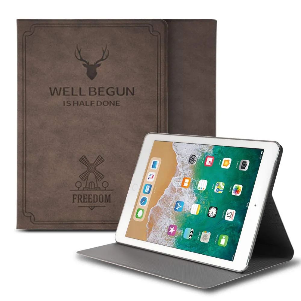 iPad Pro 2016 (9.7") Case | Smart Cover Design Leather Stand