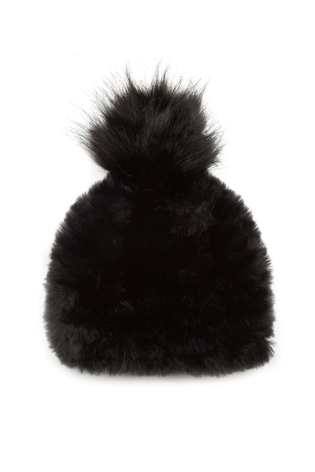 Jocelyn Faux Fur Pineapple Hat with Pom Pom - Multiple Colors!