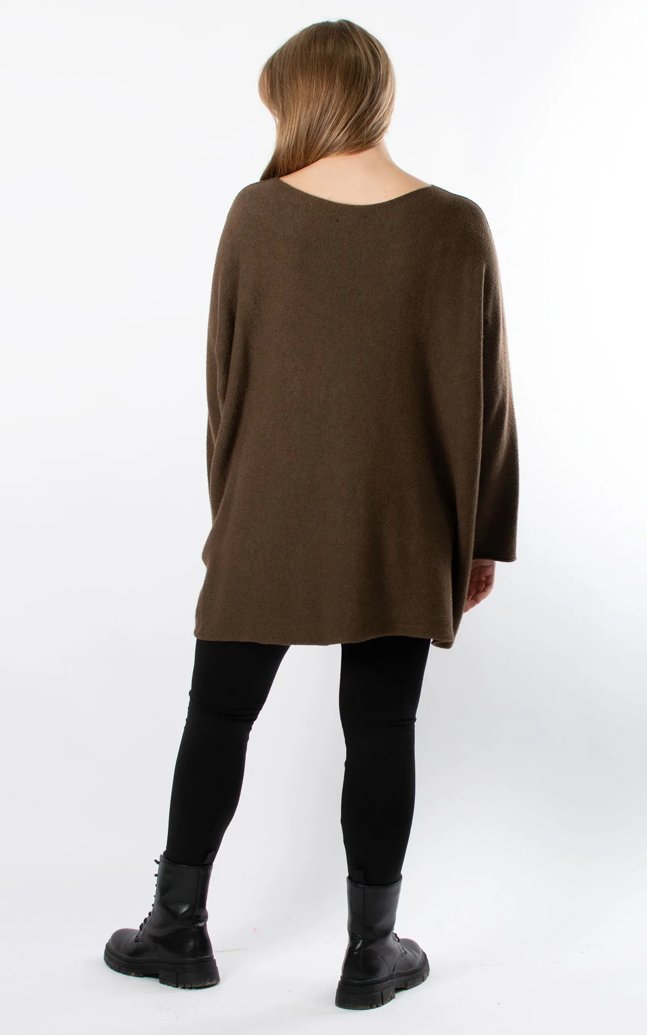 Liv Soft Touch Jumper |  Chocolate