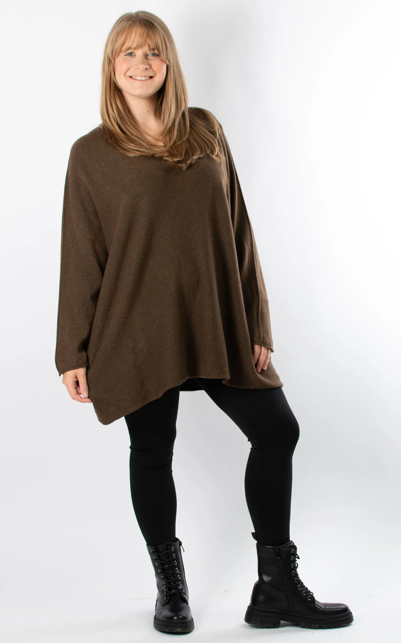 Liv Soft Touch Jumper |  Chocolate