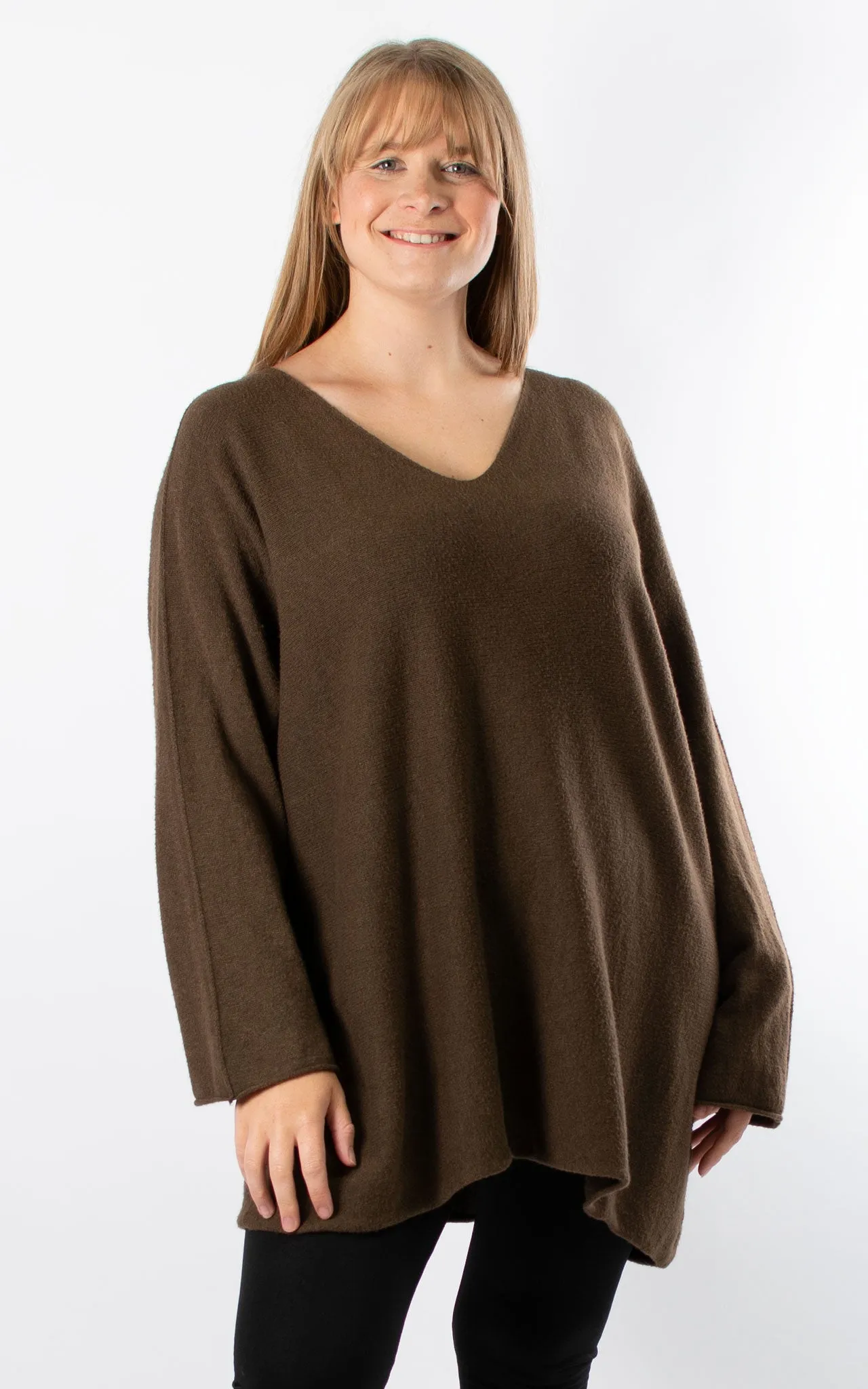 Liv Soft Touch Jumper |  Chocolate