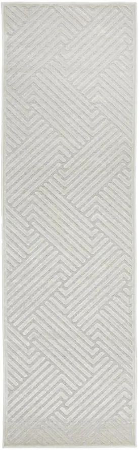 Miami White Runner Rug