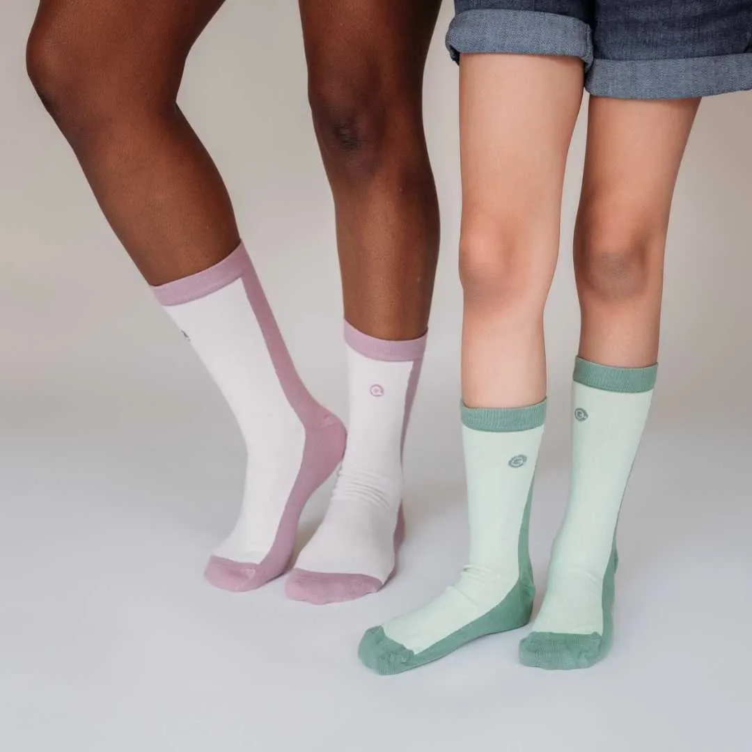 Mixed Patterns Kids Socks (3-pack) - 98% Organic Cotton