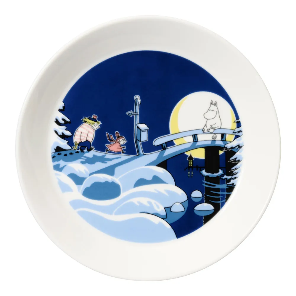 Moomin Collector's Edition Plates 2-pack 2022: Office & Winternight