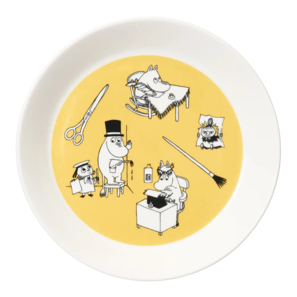 Moomin Collector's Edition Plates 2-pack 2022: Office & Winternight