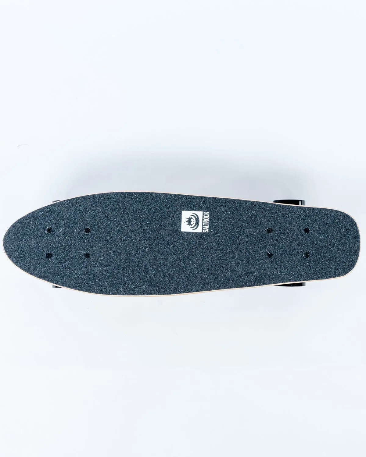 No Mercy Mini Wooden Skateboard - Black/Cream