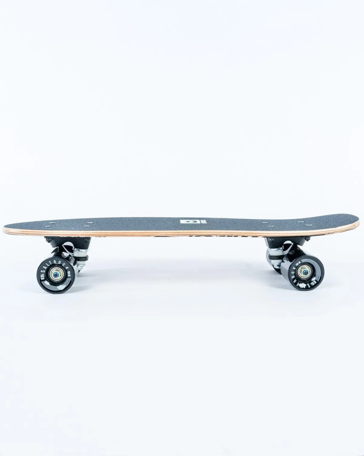 No Mercy Mini Wooden Skateboard - Black/Cream