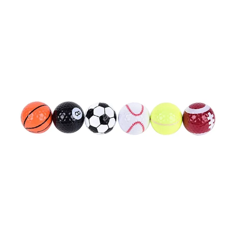 Novelty Colorful Sports Golf Balls