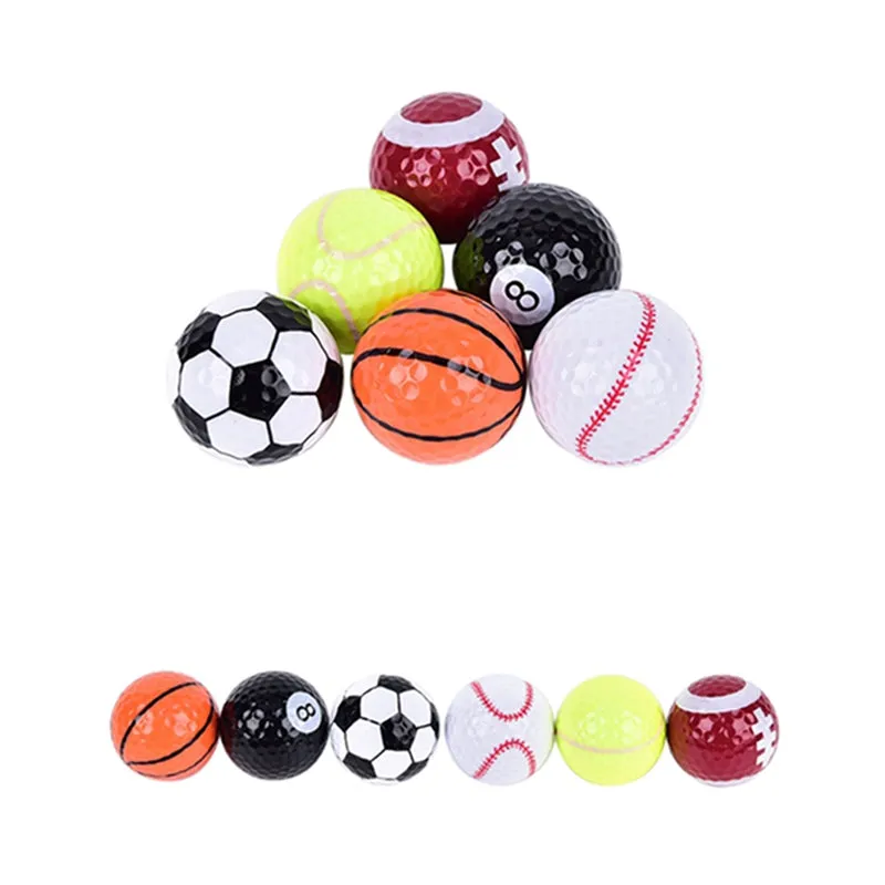 Novelty Colorful Sports Golf Balls