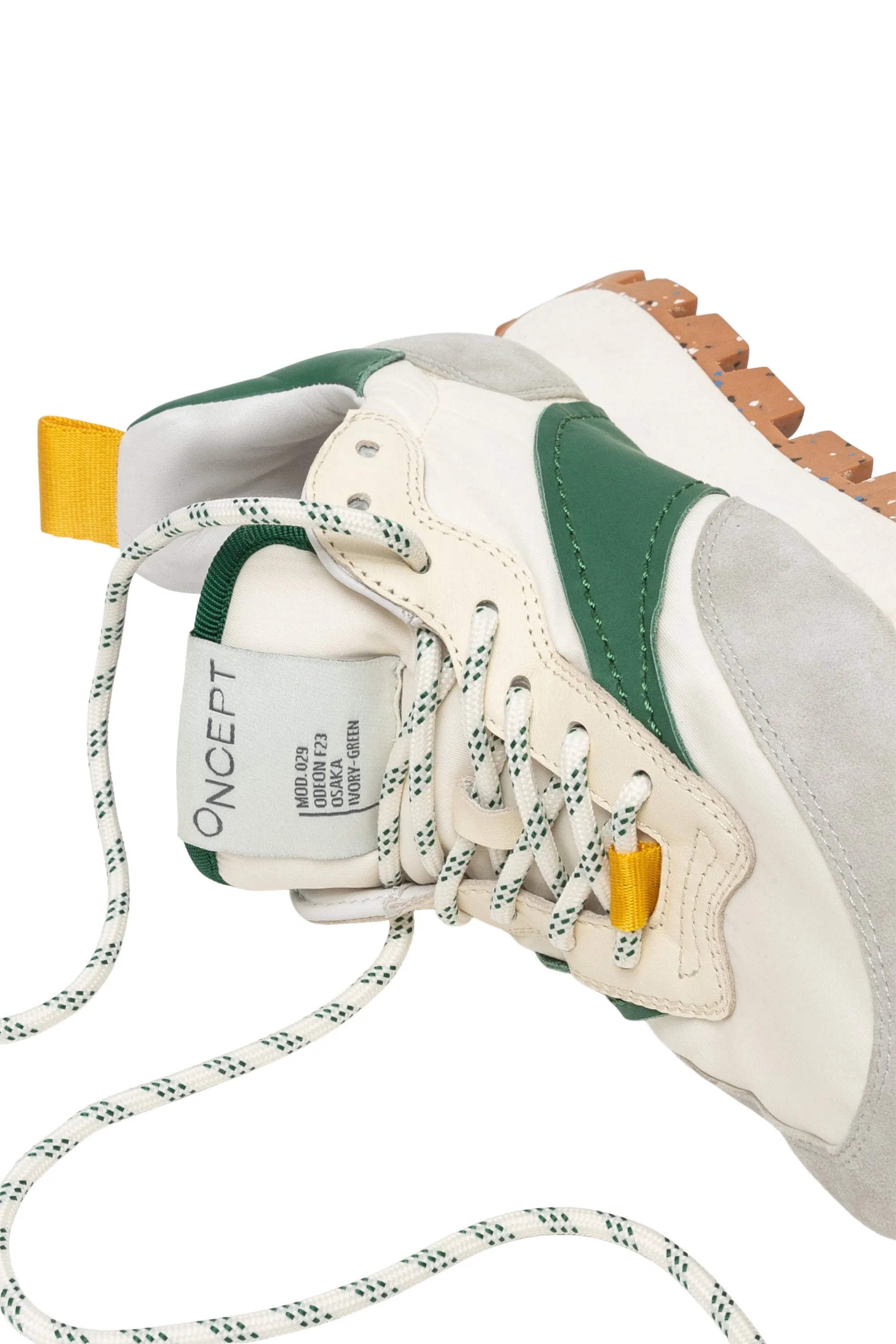 Oncept Osaka Sneaker in Ivory Green