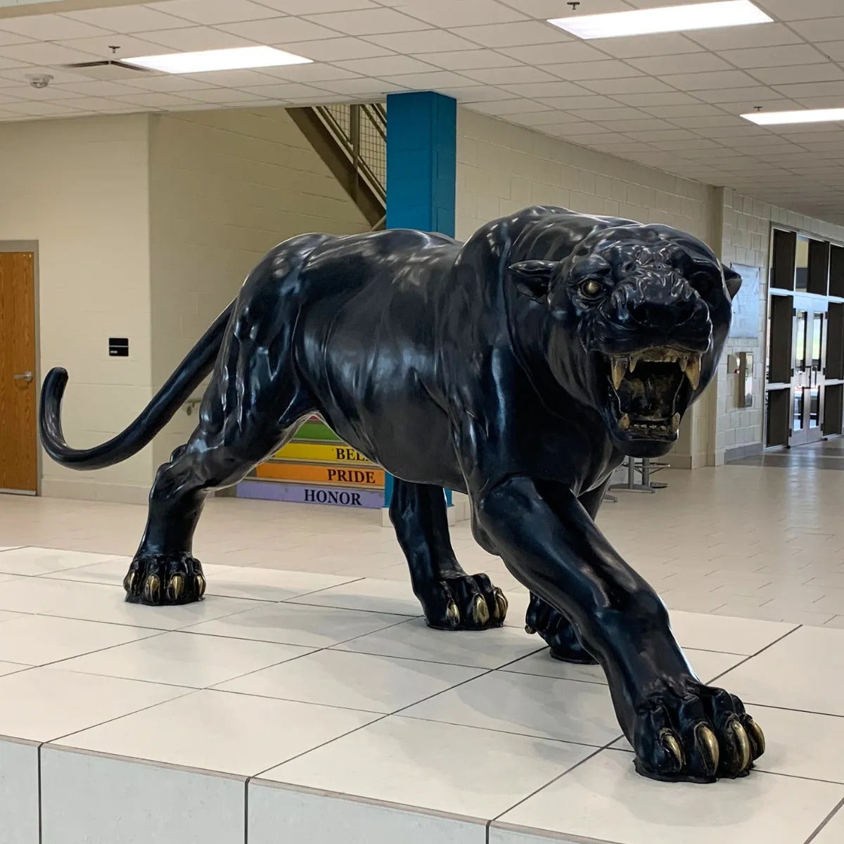 Prowling Panther Statue