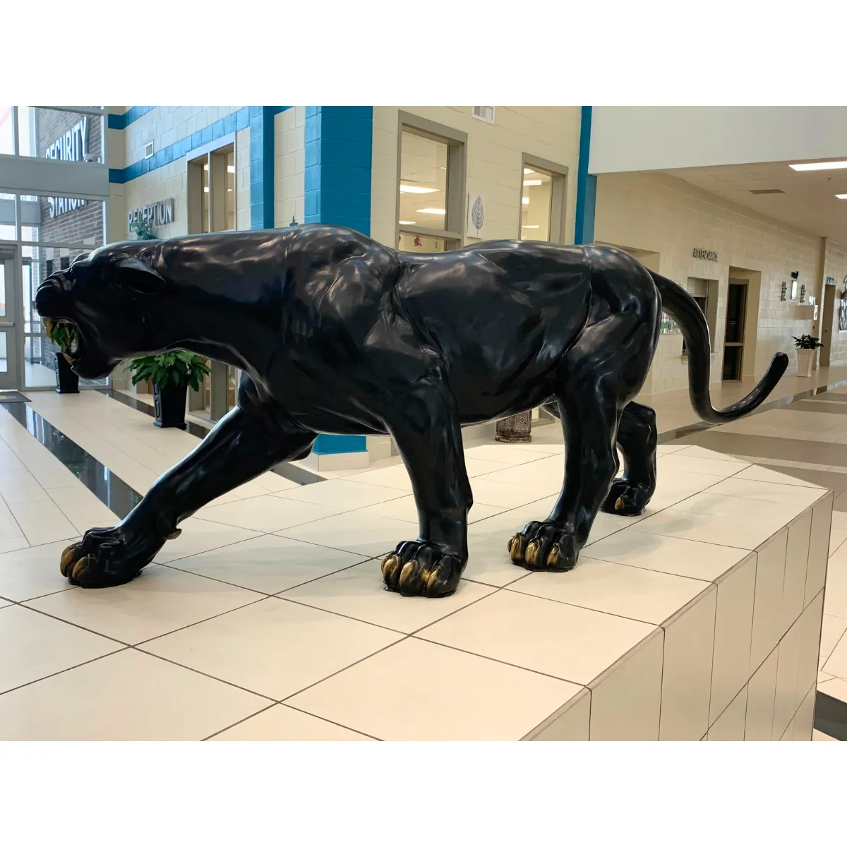 Prowling Panther Statue