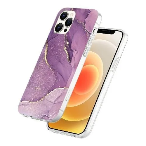 Purple Marble Series Case - iPhone 12 Pro Max