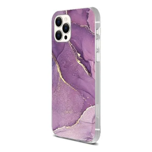 Purple Marble Series Case - iPhone 12 Pro Max