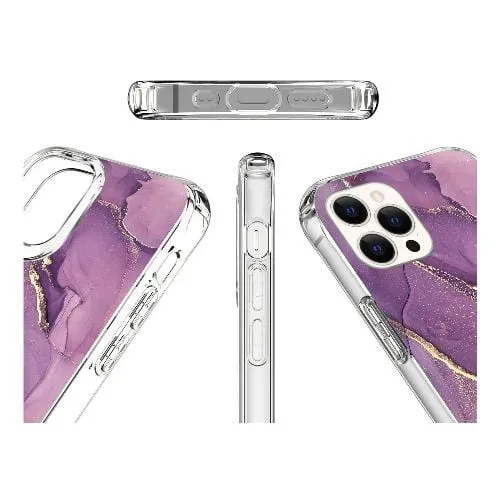 Purple Marble Series Case - iPhone 12 Pro Max