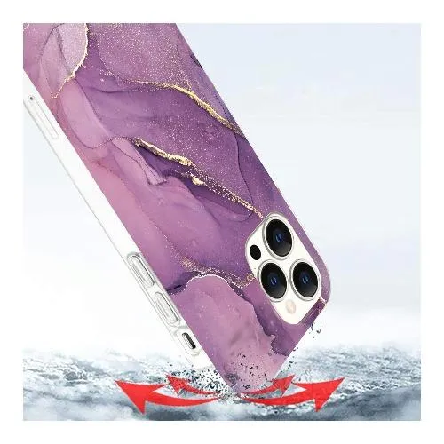 Purple Marble Series Case - iPhone 12 Pro Max