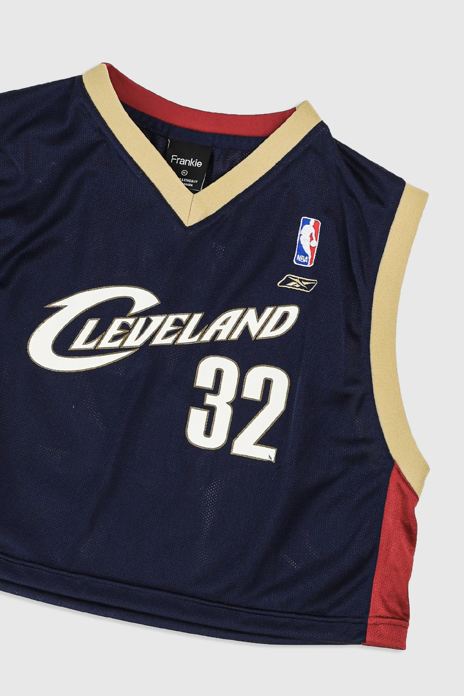 Rework Cleveland Cavaliers Crop Jersey - XL