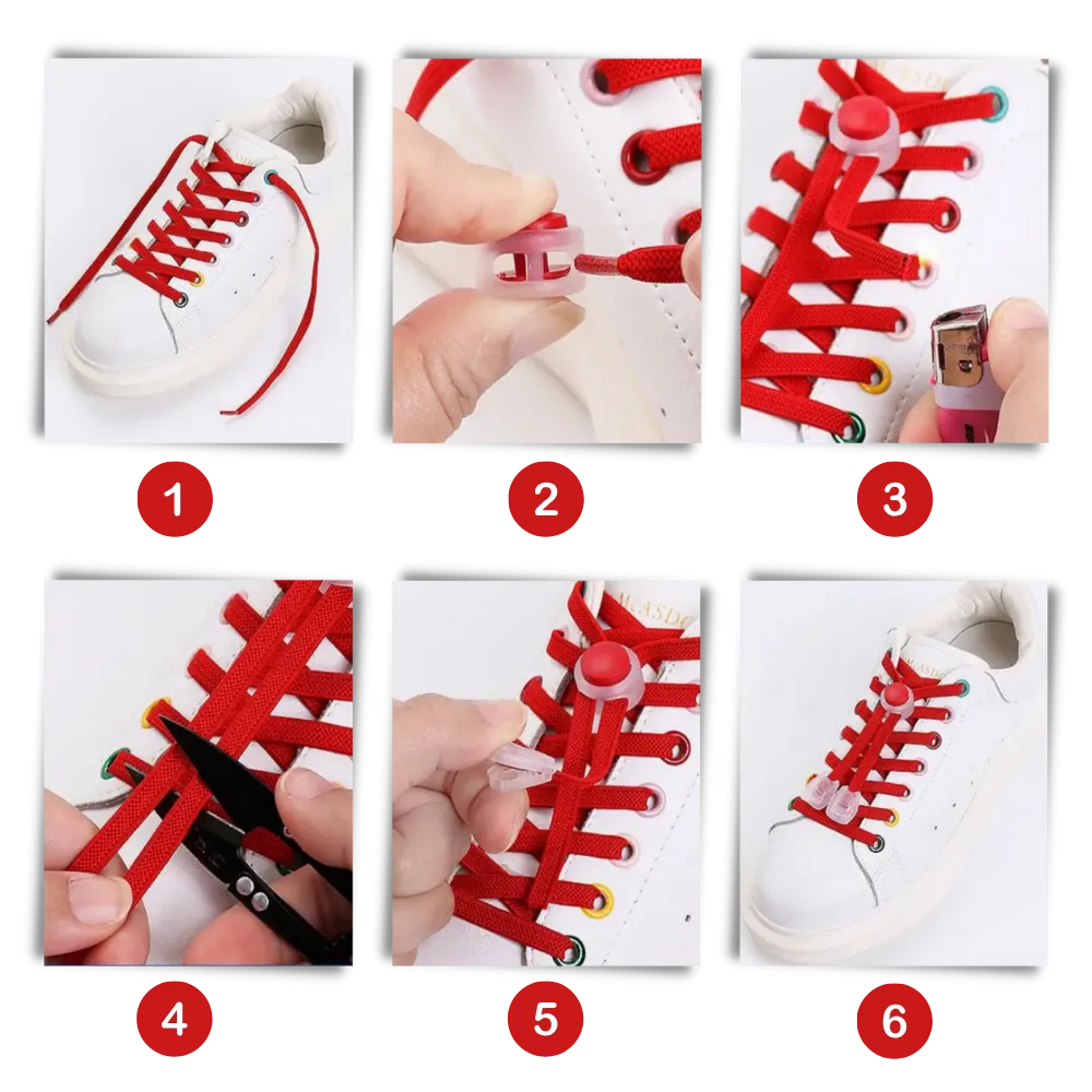 Safe Fashionable Lock Laces