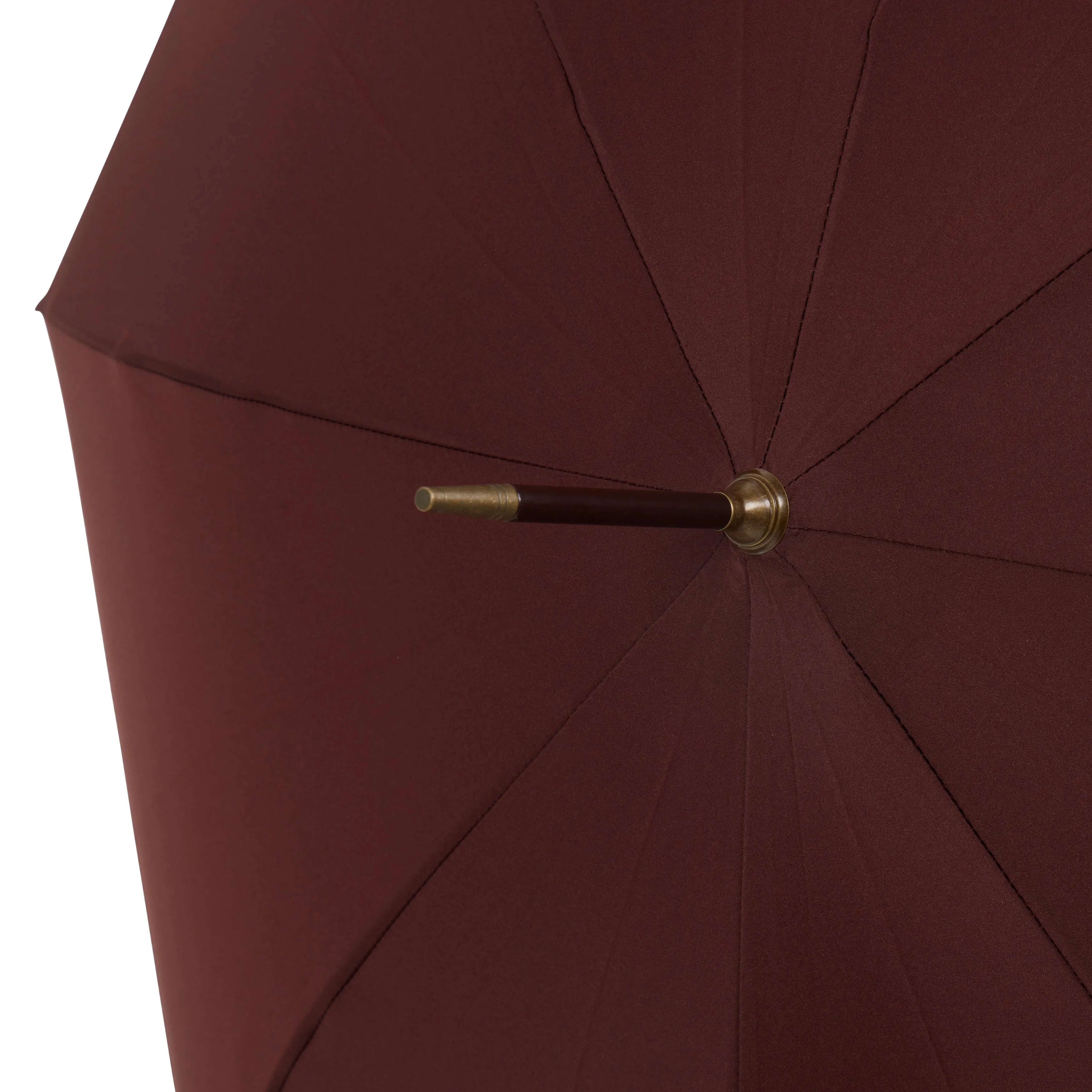 Slim Leather Crook Umbrella