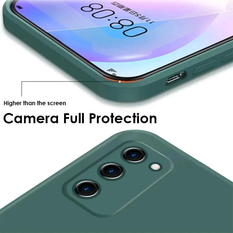 Soft Liquid Silicone Cover Case for Samsung Galaxy