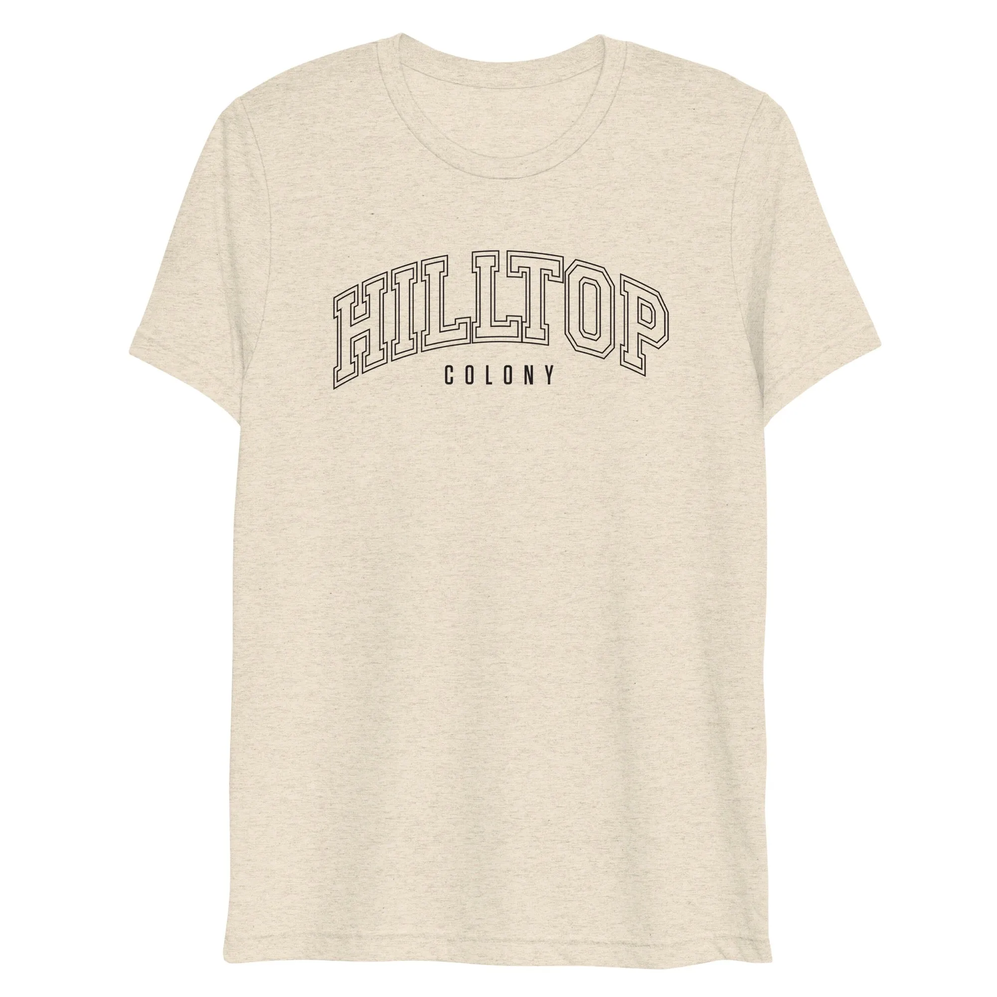 The Walking Dead Hilltop Collegiate Adult Tri-Blend T-Shirt