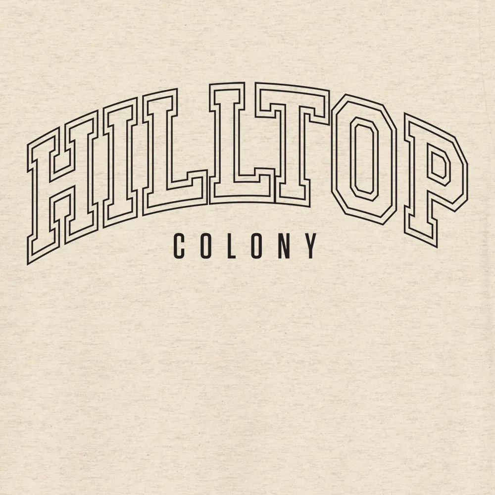 The Walking Dead Hilltop Collegiate Adult Tri-Blend T-Shirt