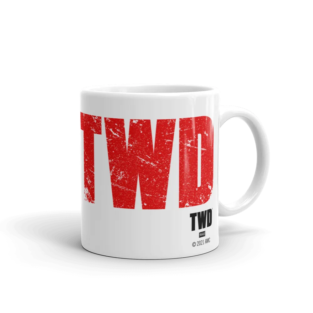 The Walking Dead I Heart TWD White Mug