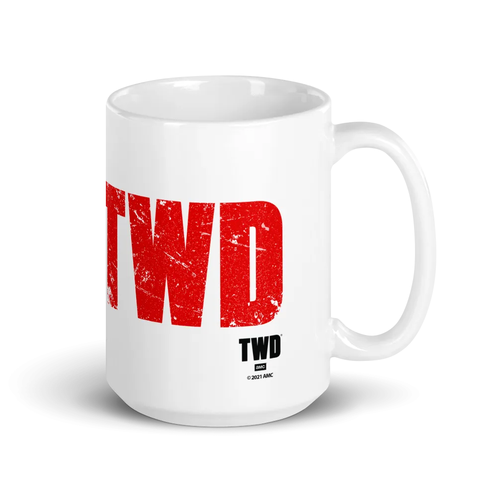 The Walking Dead I Heart TWD White Mug