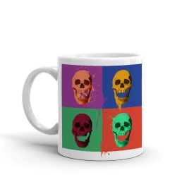 The Walking Dead Skull Pop White Mug