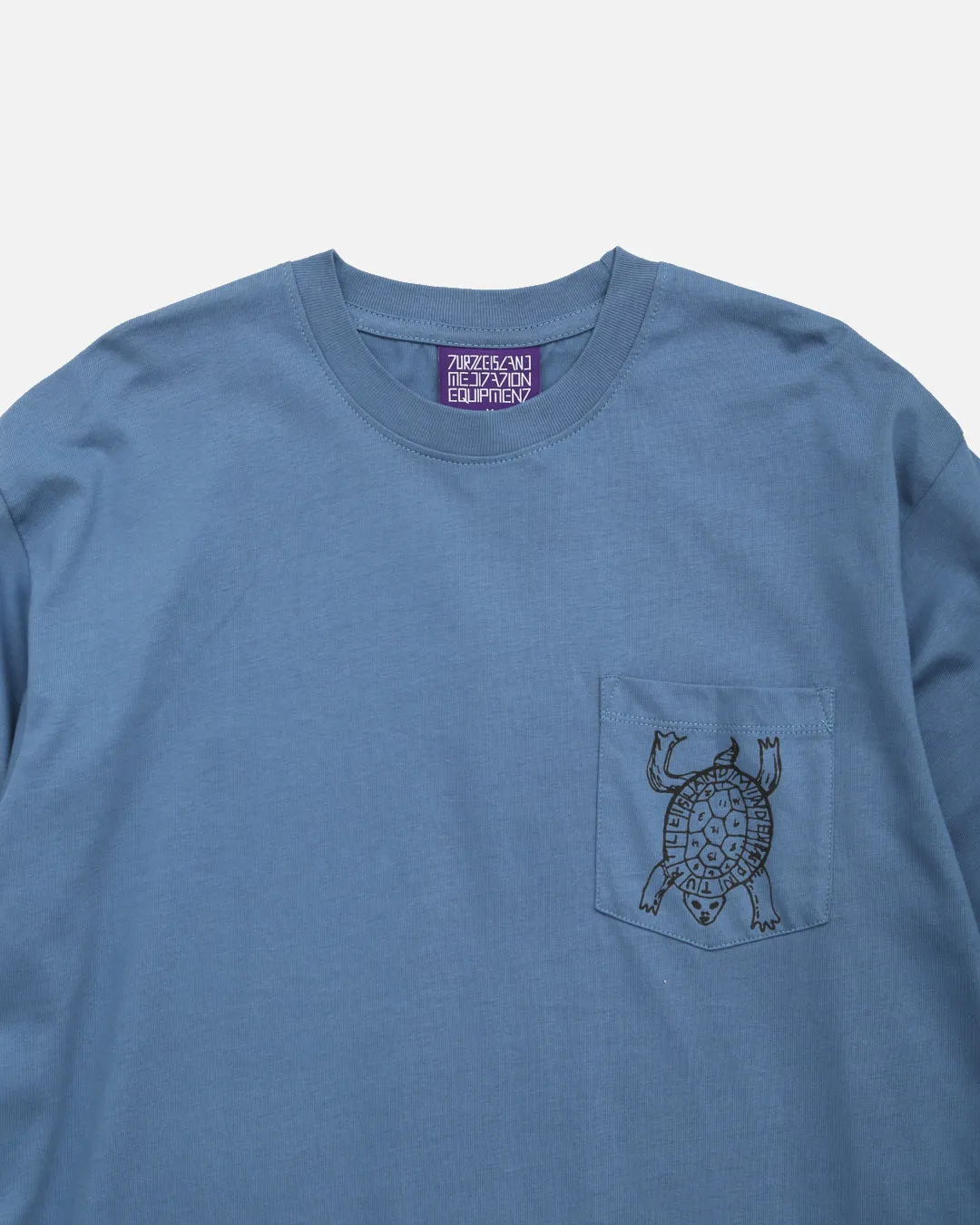 T.I.M.E Peace Pocket Longsleeve Tee - Indigo