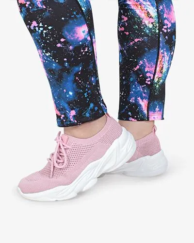 Turbo Mesh Chunky Streetwear Shoes - Pink