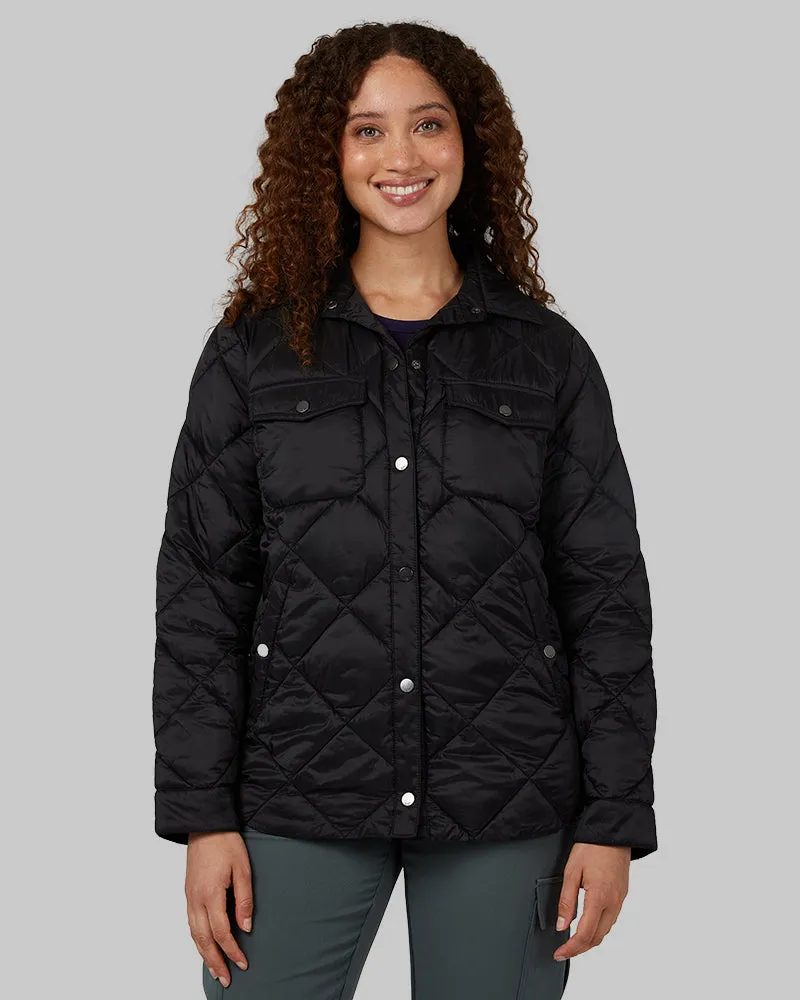 WOMEN'S LIGHTWEIGHT POLY-FILL SHIRT JACKET