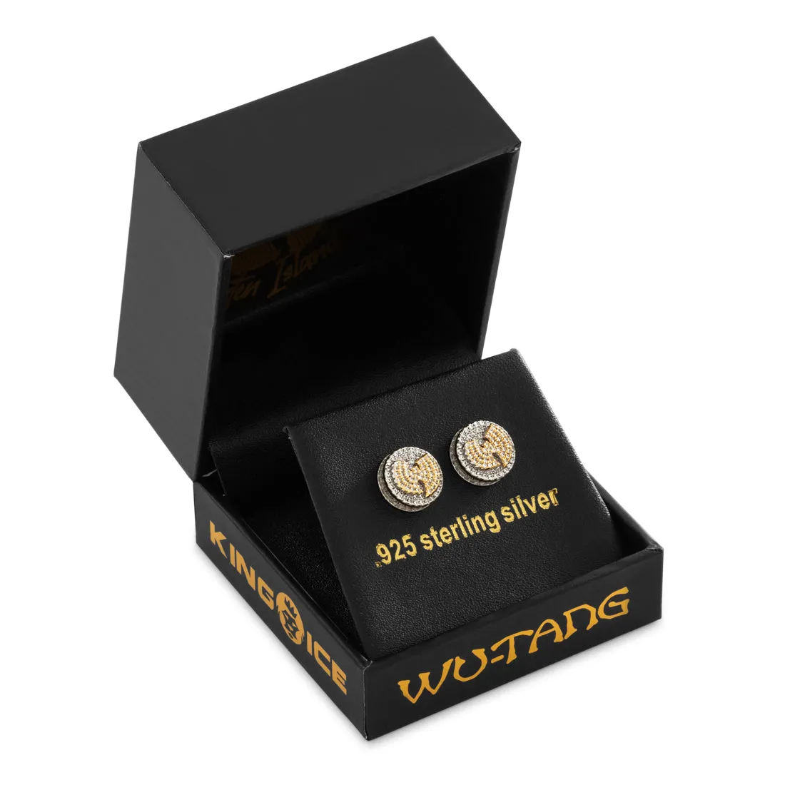 Wu-Tang x King Ice - 10mm Wu-Tang Logo Earrings