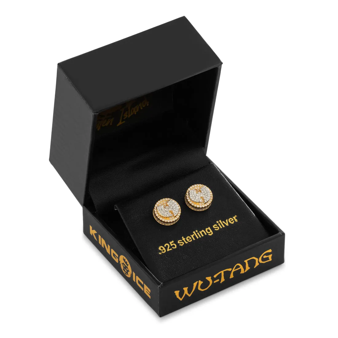 Wu-Tang x King Ice - 10mm Wu-Tang Logo Earrings